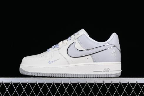 Fat Joe x Nike Air Force 1 07 Low Rice White Light Grey Sliver lO5636-888