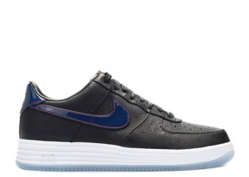 Lunar Force 1 Low Quickstrike Patriots Navy College University Black Red 836341-001