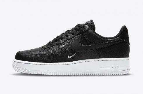 Nike Air Force 1 07 Essential Tumble Leather Negro Blanco CT1989-002