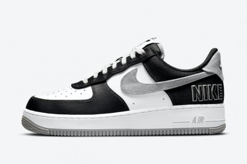 Nike Air Force 1 07 LV8 EMB Black Fat Silver White Pine Green CT2301-001
