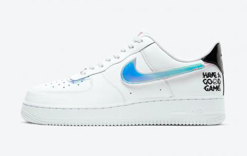 Nike Air Force 107 LV8 Have A Good Game Multi-Color White Black DC0710-191