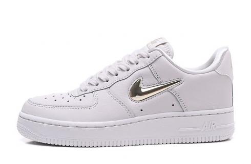Nike Air Force 1'07 LX White Gold Womens AO3814-001
