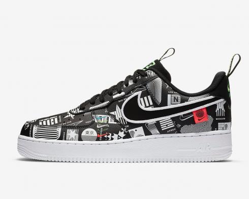 Nike Air Force 1'07 LX Worldwide Pack Đen Trắng CZ5927-001
