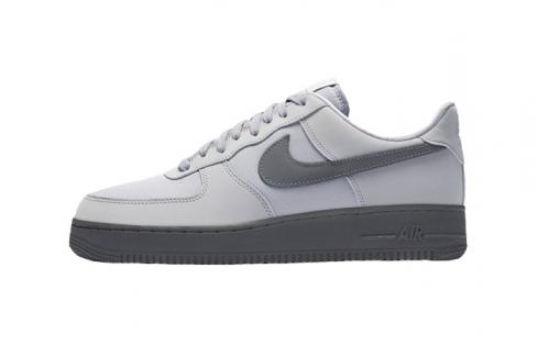 Sepatu Pria Nike Air Force 1'07 Low Black Wolf Grey AJ7282-006