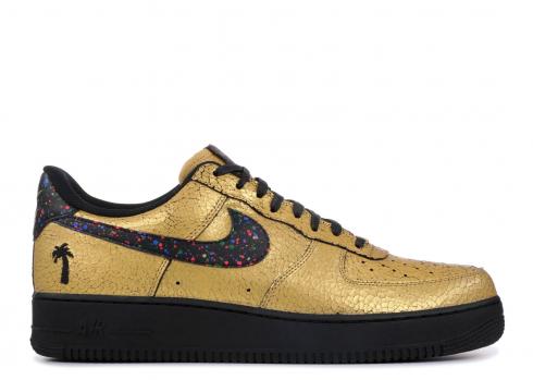 Nike Air Force 1'07 Low Caribana Festival Toronto Metallic Gold Black AV3219-700