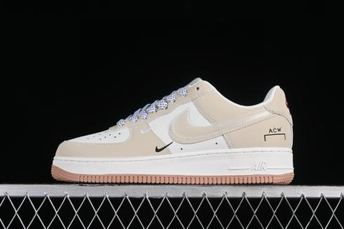 Nike Air Force 1 07 Low Creme Rot Off-White Gum AC-639811