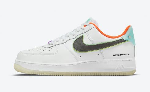 Nike Air Force 1 07 Low Have A Good Game Trắng Cam Đen DO2333-101