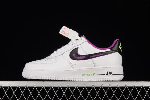 Nike Air Force 1 07 Low Just Do It 白色紫黑 DX3942-100