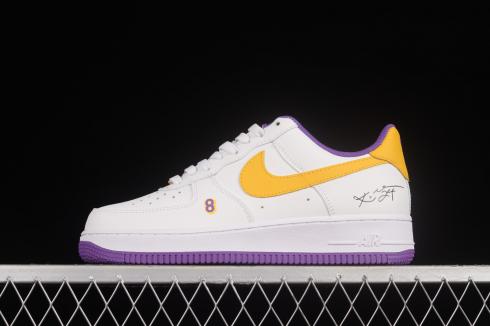 Nike Air Force 1 07 Low Kobe White Purple Yellow DC8865-022