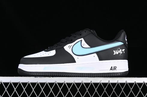 Nike Air Force 1 07 Low Black White Blue DV0788-006