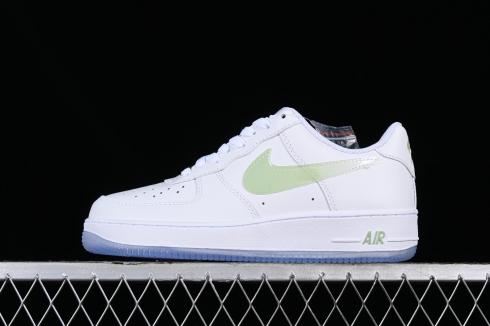 Nike Air Force 1 07 Low Light Green White Blue CO3363-367