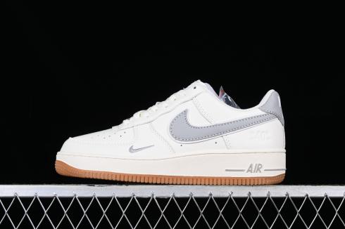 Nike Air Force 1 07 Low Light Grey Off White Gum WA0531-303
