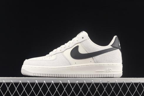 Nike Air Force 1 07 Low Light Grey White Black Shoes BG5120-315