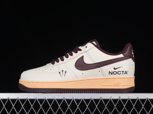 Nike Air Force 1 07 Low NOCTA Dark Red White 808788-336