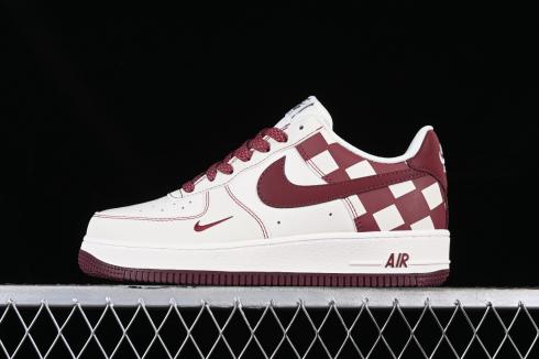 Nike Air Force 1 07 Low Off White Dark Red GZ5688-055