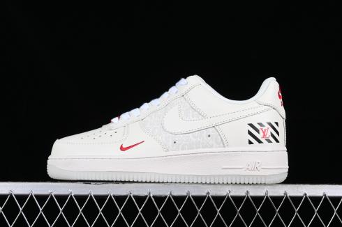 Nike Air Force 1 07 Low Off White Red Black BS6055-825