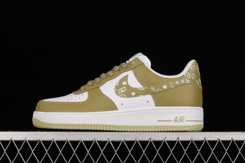 Nike Air Force 1 07 Low Paisley Avocado Green White XM6386-556