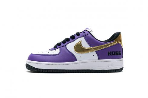 volgens rechtdoor verkopen Nike Air Force 1 07 Low Purple Metallic Gold White AQ8741 - GmarShops - 609  - brown casual nike sneakers for men women