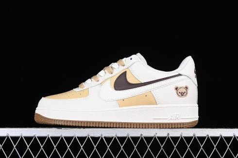 Nike Air Force 1 07 Low Rice White Brown Yellow CC2569-011