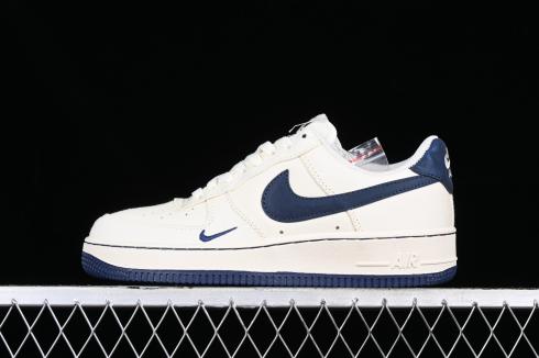 Nike Air Force 1 07 Low Sail Navy Blue Off White ME0112-566