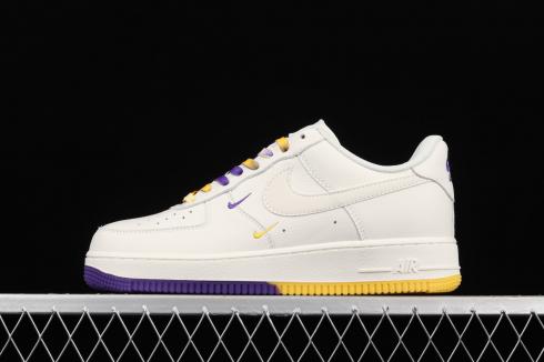 Nike Air Force 1 07 Low Su19 Bianche Viola Gialle CT1989-106