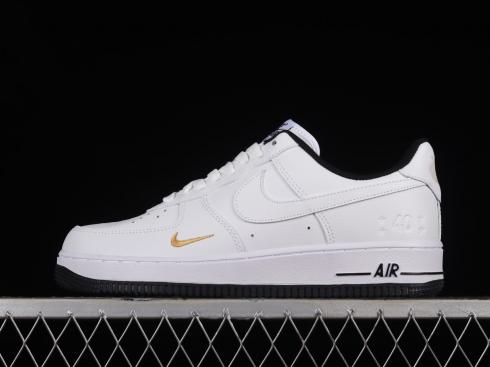 Nike Air Force 1 07 Low White Black Gold DD1225-001