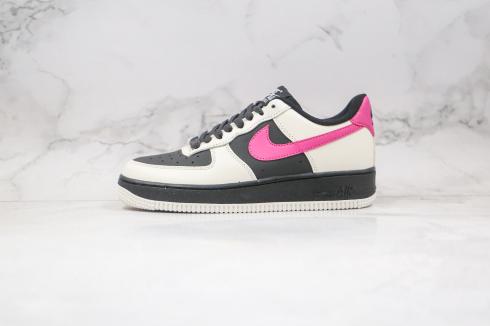 Nike Air Force 1 07 Low White Black Pink Running Shoes AQ4134-409
