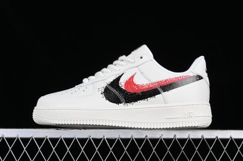 Nike Air Force 1 07 Low Bianche Nere Rosse FD0660-300