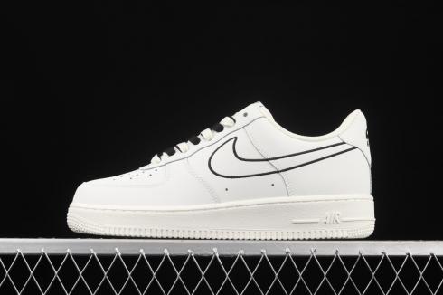 Nike Air Force 1 07 Low White Black Running Shoes CL6326-158