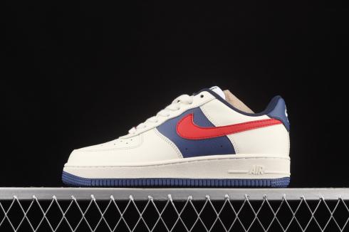 Nike Air Force 1 07 Low White Blue Red Shoes CW2288-901