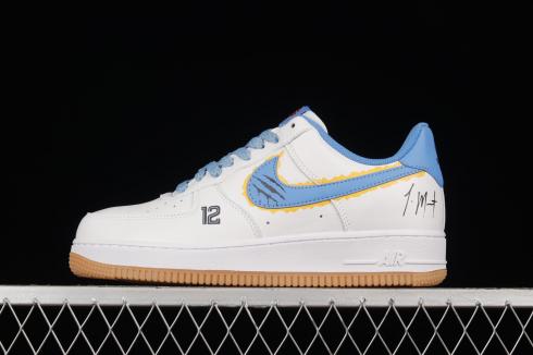 Nike Air Force 1 07 Low White Blue Yellow NH1412-992