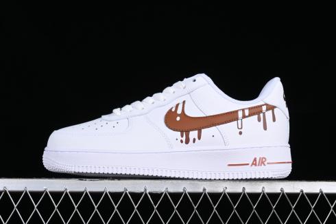 Nike Air Force 1 07 Low White Brown CW2288-008