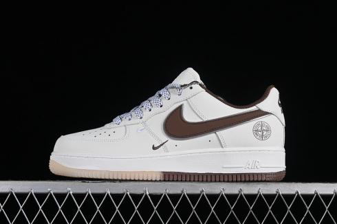 Nike Air Force 1 07 Low Bianche Marrone SL-240444