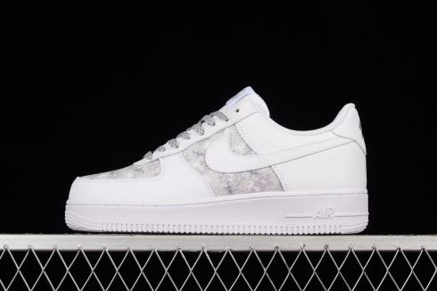 Nike Air Force 1 07 Low Bianche Grigie Metallic Argento CH3512-004