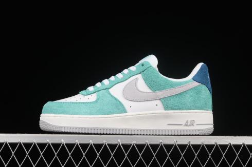 Nike Air Force 1 07 Low White Lysegrøn ruskind BQ8988-102