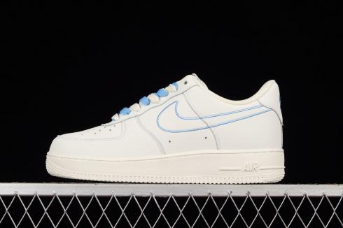 Nike Air Force 1 07 Low White Xanh Navy Đen CL6326-118