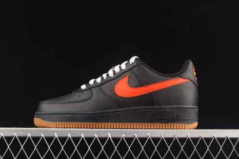 Sepatu Nike Air Force 1 07 Low White Total Orange Black AA4082-001