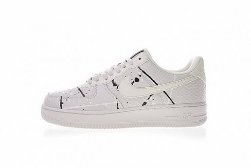 Nike Air Force 1'07 Lux Phantom Snakeskin Branco Sapatos Casuais 898889-007