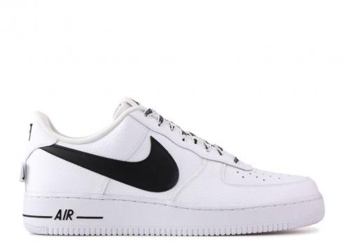 Nike Air Force 1'07 Lv8 Statement Game Trắng Đen 823511-103