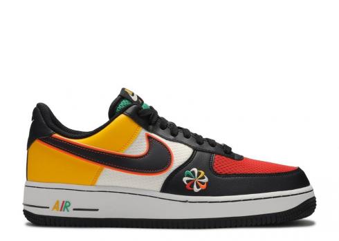 Nike Air Force 1'07 Lv8 Sunburst Green White Black Lucid CK9282-100
