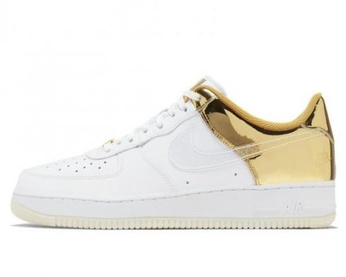 Nike Air Force 1'07 PRM Shanghai Bianche Metallo Oro CU2991-197