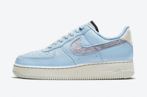 Nike Air Force 1 07 SE Recycled Wool Pack Light Armoury Blue DA6682-400