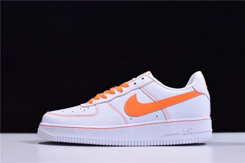 Nike Air Force 1 07 Summit Blanc Orange Chaussures de course 315115-108