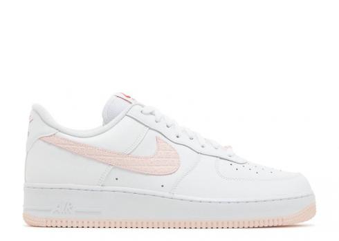 Nike Air Force 1 07 Valentýn 2022 University White Atmosphere Red DR0144-100