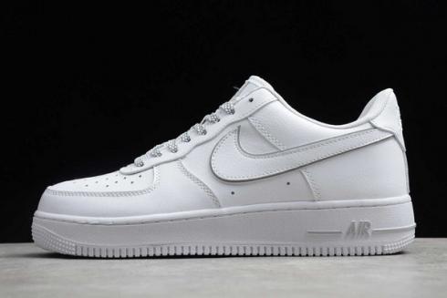 Nike Air Force 1'07 White Silver Running Shoes CR7792-022