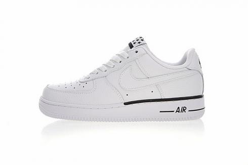 รองเท้าผ้าใบ Nike Air Force 1 AF1 Low Black White 596728-103