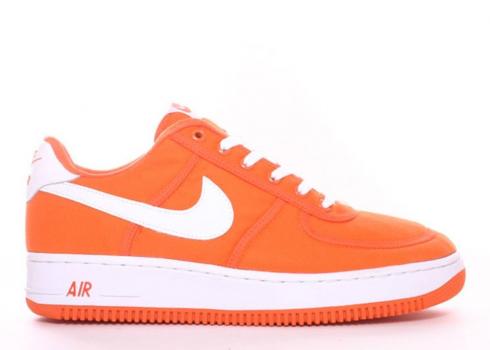 Nike Air Force 1 Canvas Pomarańczowy Biały Safety 624020-811