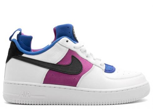 Nike Air Force 1 Cmft Huarache Blue Lyon Bold Black Berry White 705063-100