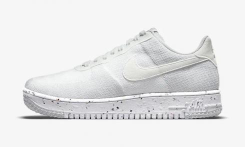 Nike Air Force 1 Crater Flyknit GS 白風灰 DH3375-100