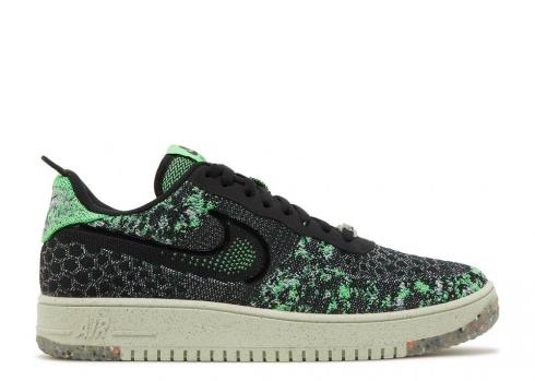 Nike Air Force 1 Crater Flyknit Next Nature Nero Volt Verde Scream Ice Lime DM0590-002